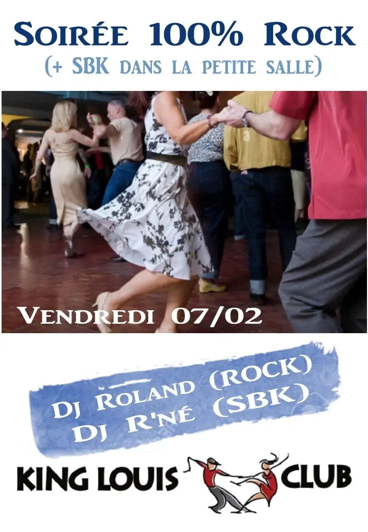 Soirée 100% ROCK (+ 1 Salle Afro / Latino)