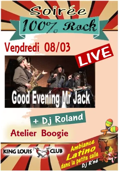 Soirée Live Rock-Boogie (Dance's Folies 8)