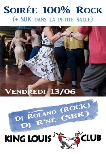 Soirée 100% ROCK (+ 1 Salle Afro / Latino)