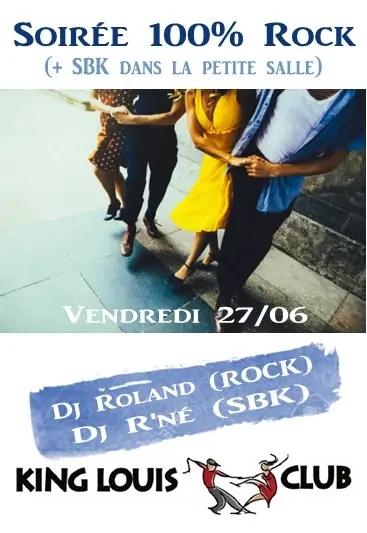 Soirée 100% ROCK (+1 salle SBK)
