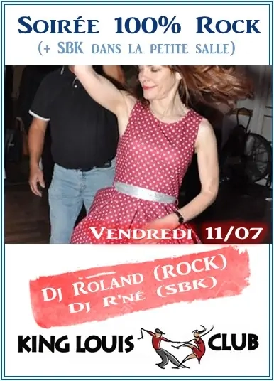 Soirée 100% ROCK (+1 salle SBK)