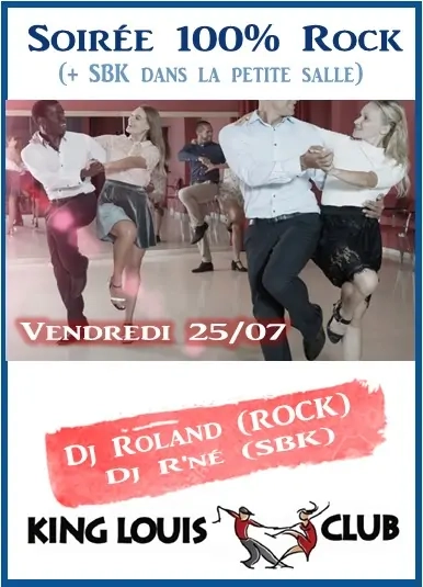Soirée 100% ROCK (+ 1 Salle Afro / Latino)