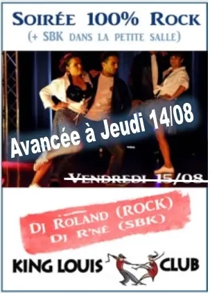 Soirée 100% ROCK (+ 1 Salle SBK)