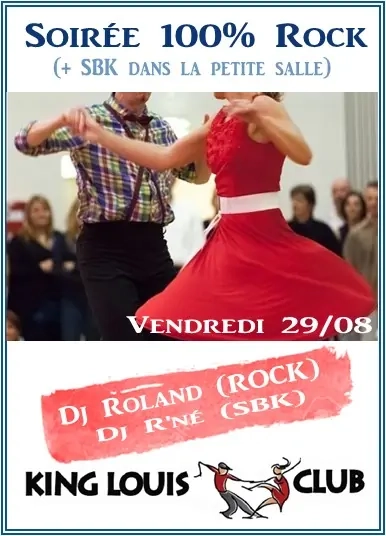 Soirée 100% Rock (+ 1 salle SBK)