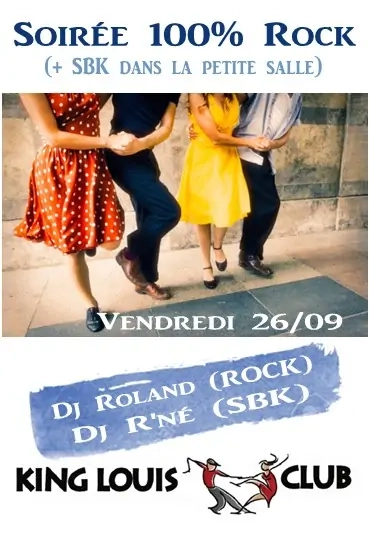 Soirée 100% ROCK + Salle LATINO