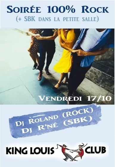Soirée 100% ROCK (+1 salle SBK)