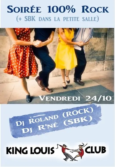 Soirée 100% ROCK (+ 1 Salle Afro / Latino)