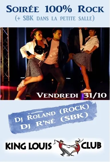 Soirée 100% ROCK (+1 salle SBK)