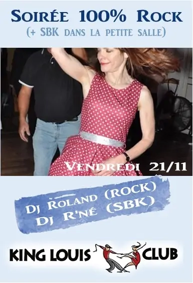 Soirée 100% ROCK (+1 salle SBK)