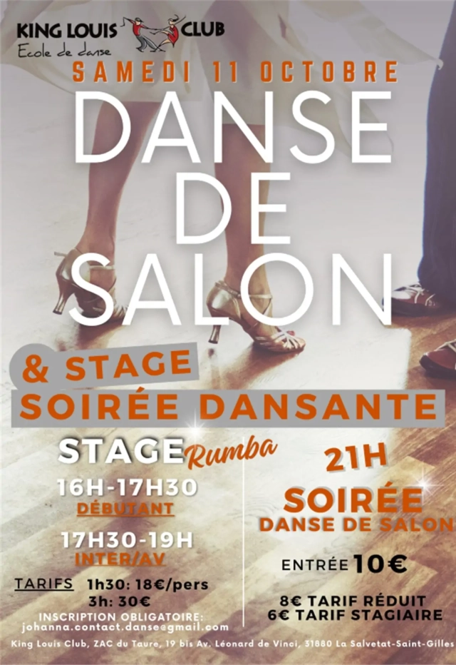 Soirée 100 % danse de salon + Milonga