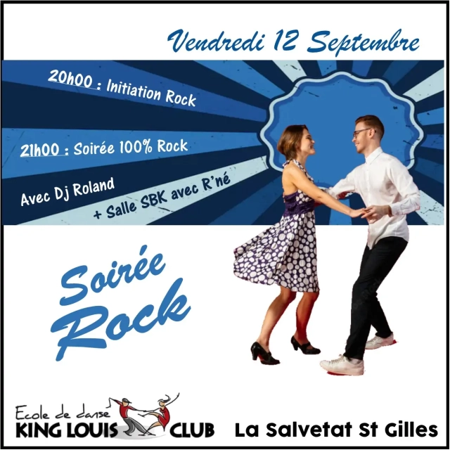 Soirée 100% ROCK de rentrée + Salle LATINO